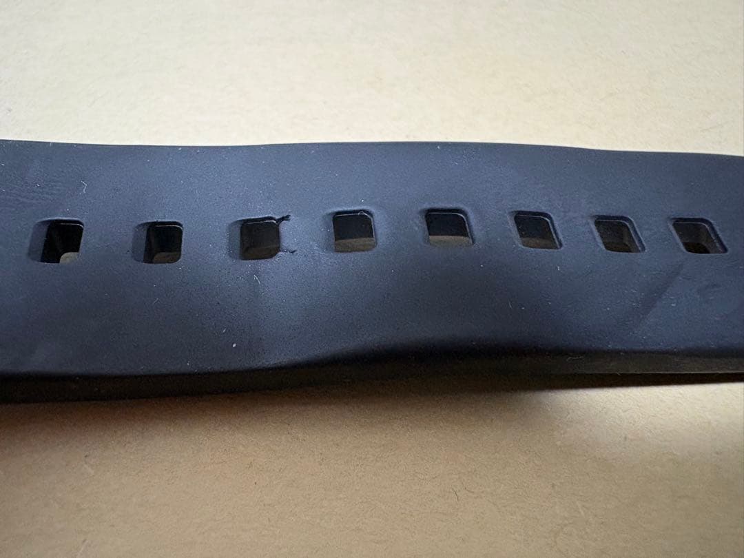 ごま　 ブライトリング純正ステンレスバックル 、ラバーベルトセット