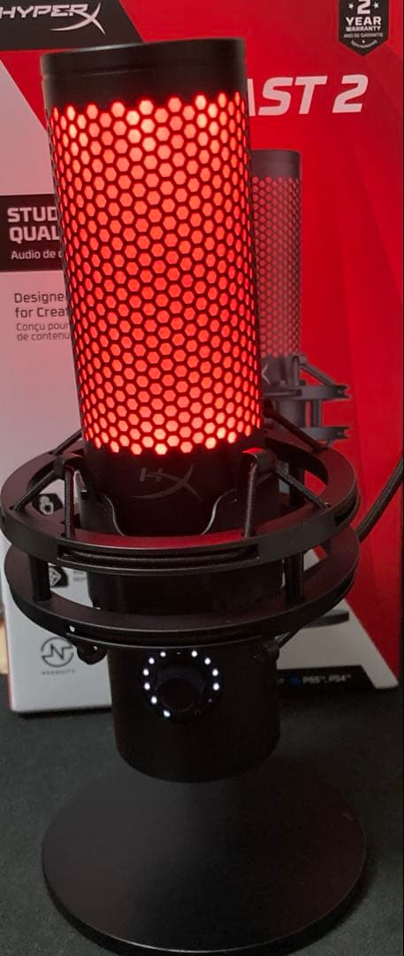 HyperX QuadCast 2 コンデンサーマイク USBマイク