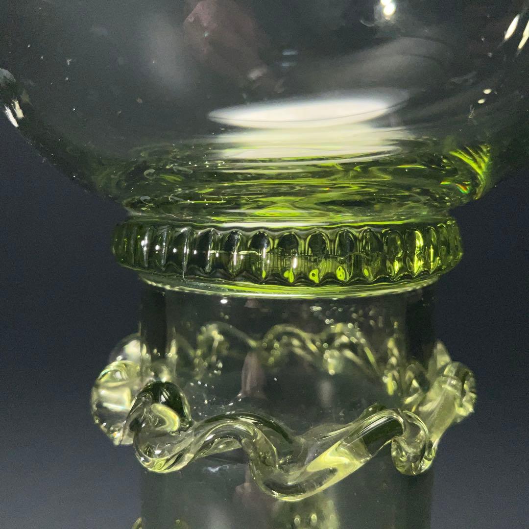 【希少】アンティークグラス　レーマーグラス　グリーン　R1331ダI