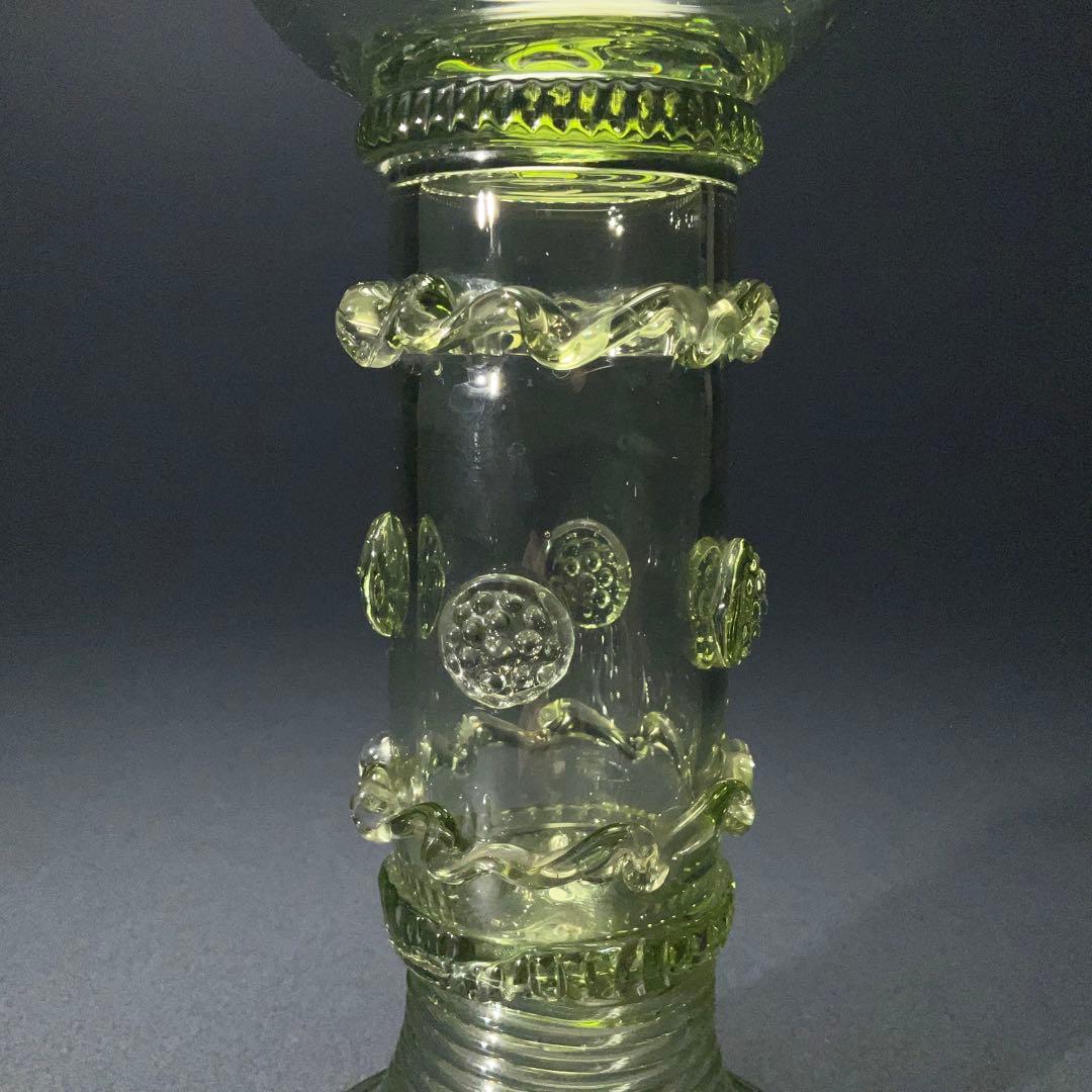 【希少】アンティークグラス　レーマーグラス　グリーン　R1331ダI