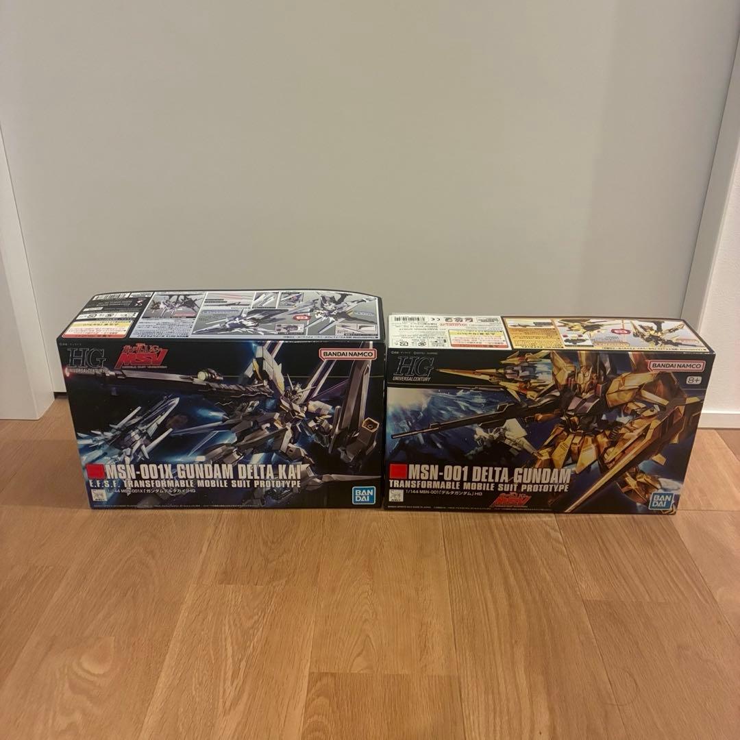 HGUC 1/144 デルタカイ・デルタガンダムセット