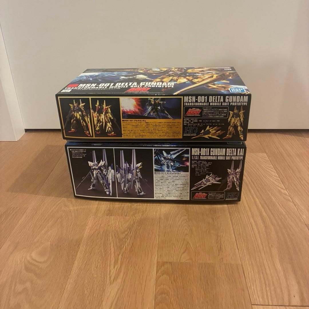 HGUC 1/144 デルタカイ・デルタガンダムセット