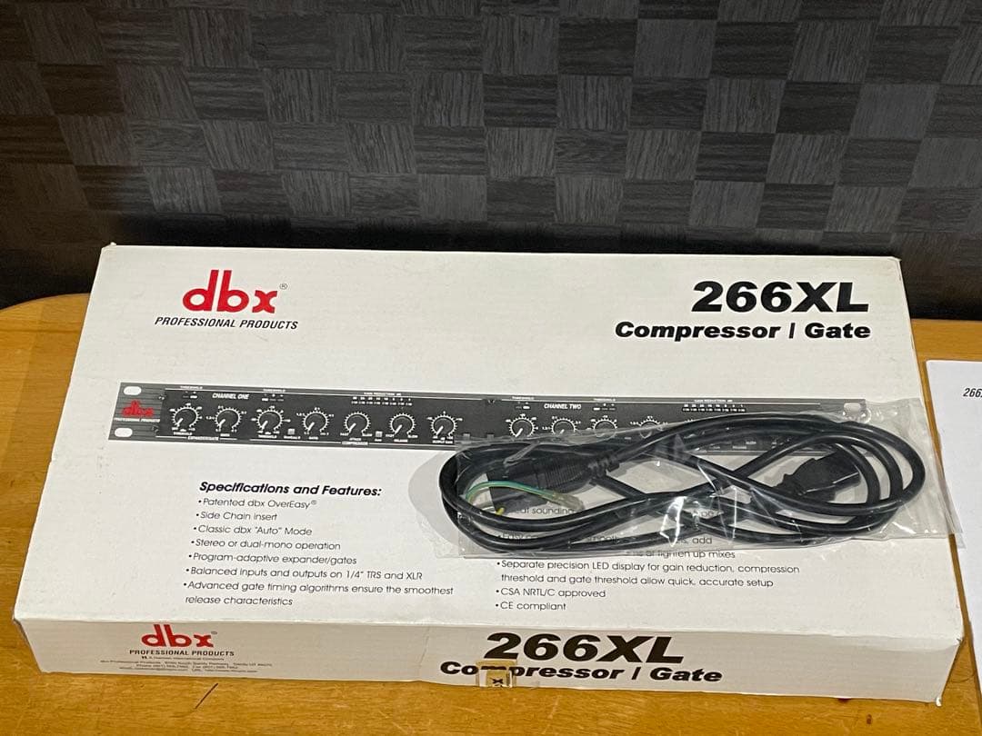 dbx 266XL コンプレッサー / ゲート