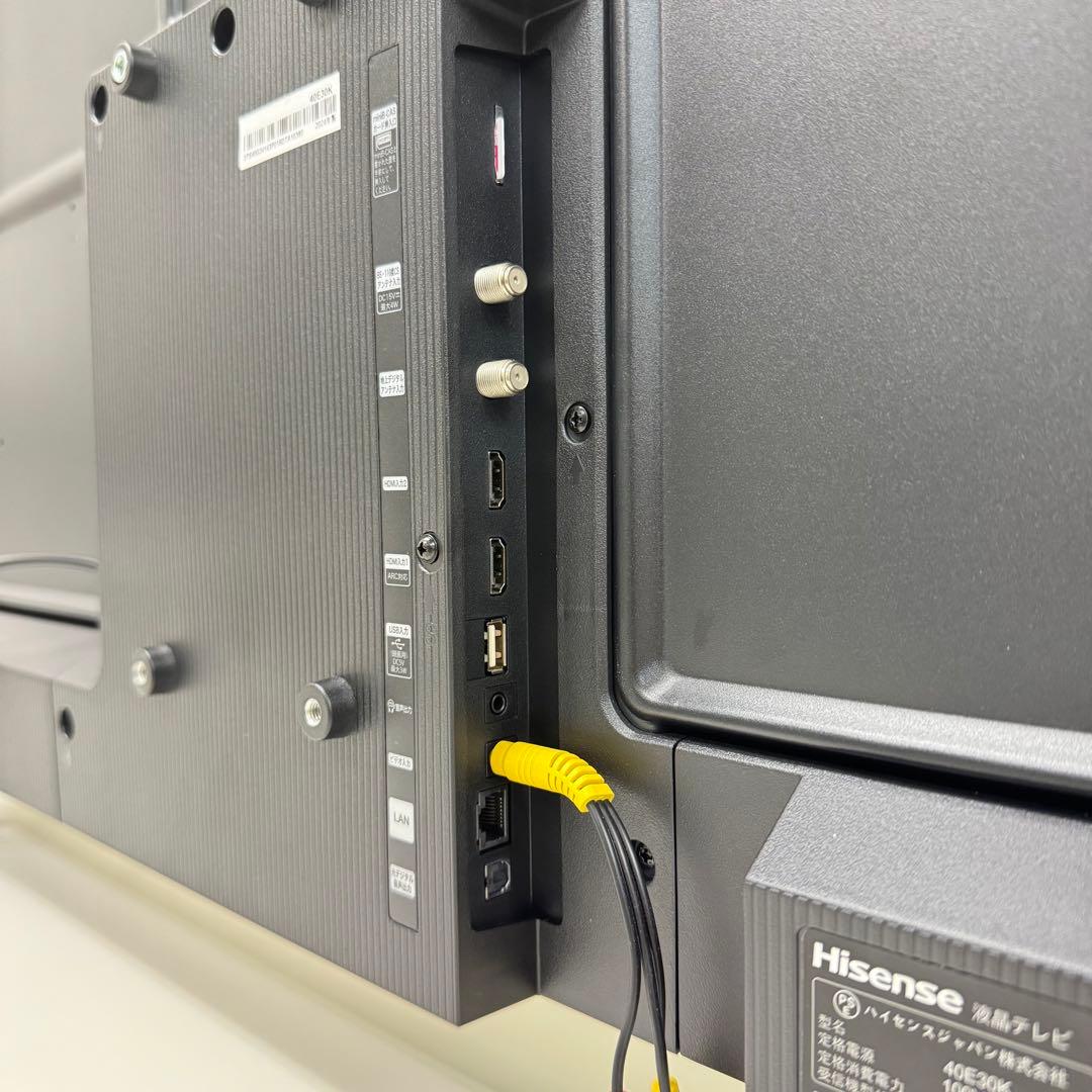 美品！ハイセンステレビ 40E30K 24年製 メーカー保証付き 40型