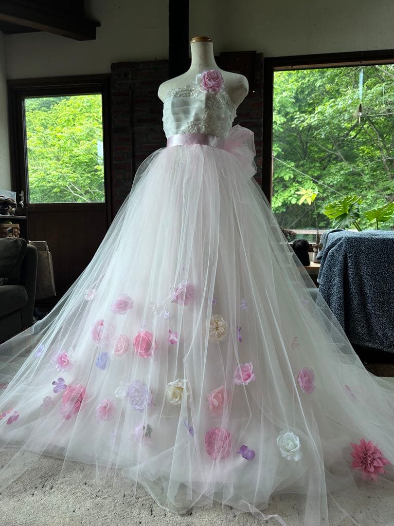 ぺ*こ様 ウエディングドレス用オーバードレス