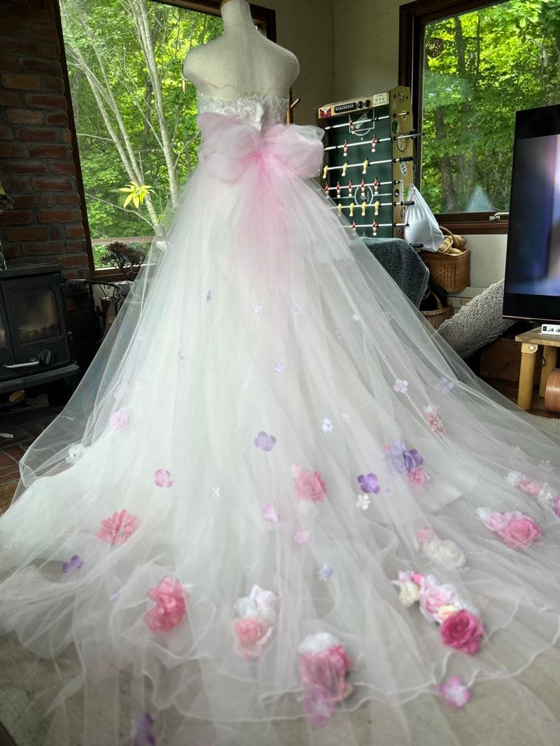 ぺ*こ様 ウエディングドレス用オーバードレス