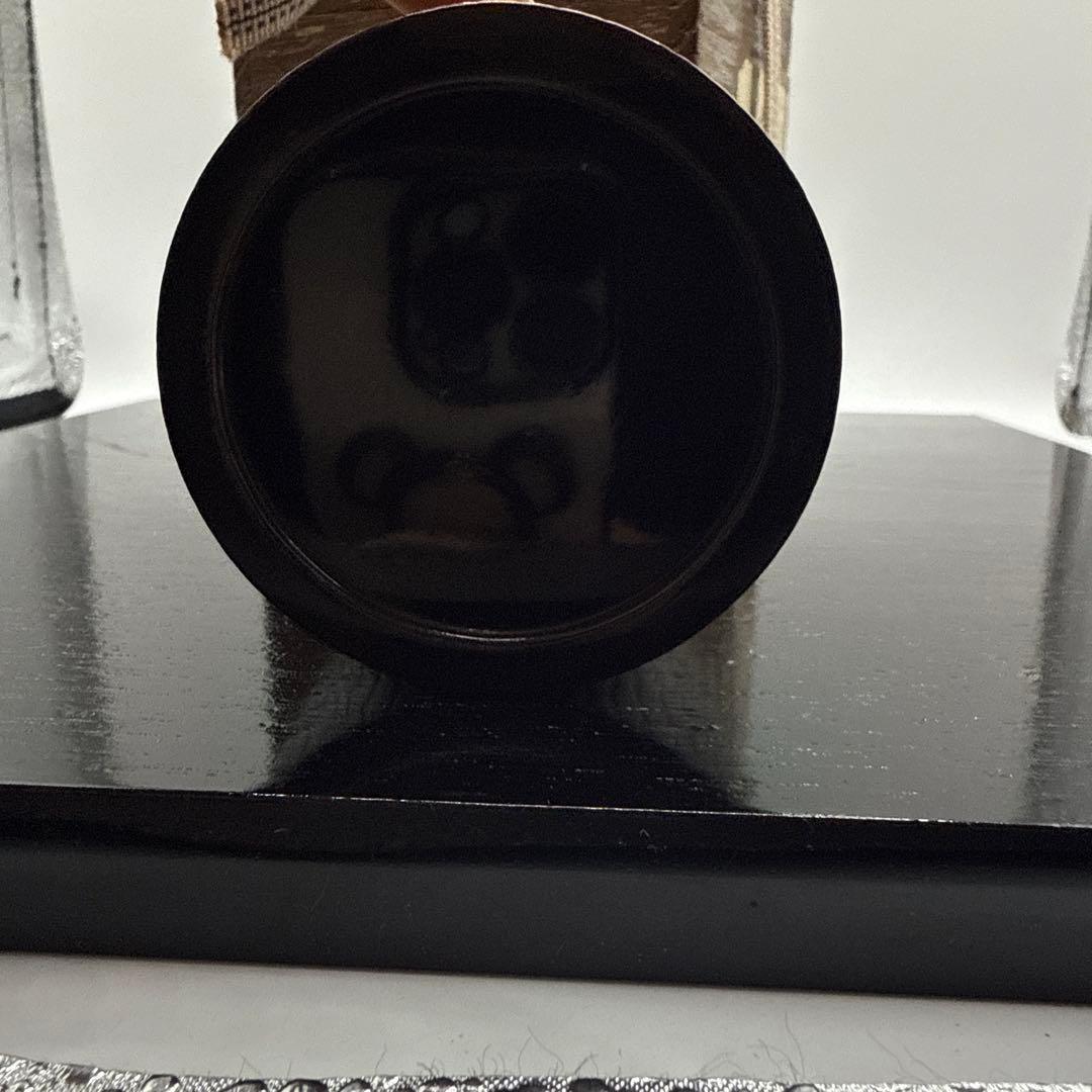 【光成】塗師・堅地屋清兵衛（堅清）作「菊紋につくし蒔絵・中次・棗」共箱