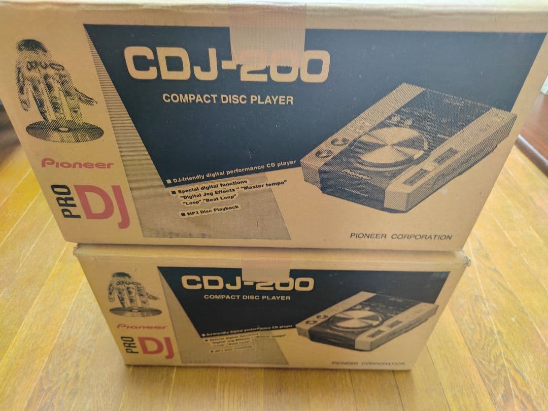 Pioneer CDJ-200 2台セット 箱付き かなり美品