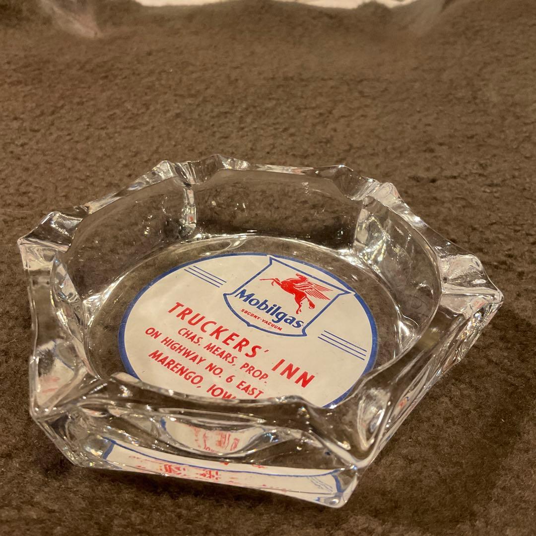 モービルガス灰皿 モービルノベルティ灰皿 モービルガソリンノベルティ灰皿