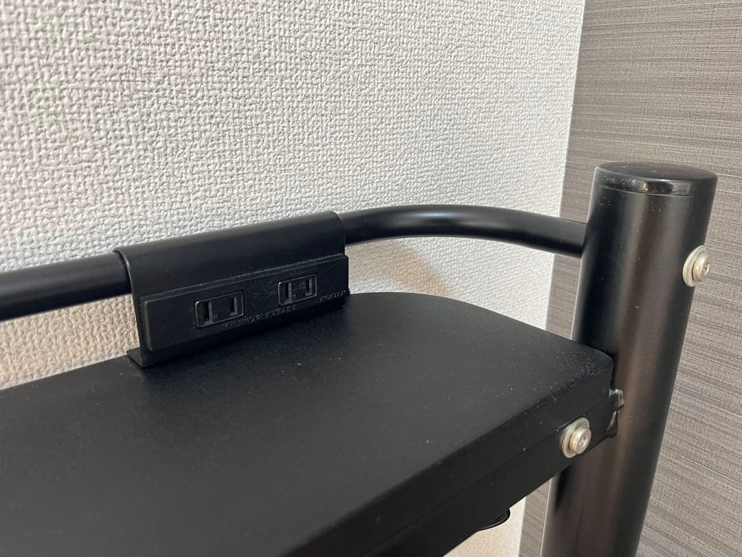 【おしゃれ&機能的】LOWYA シングルベッドフレーム ブラック