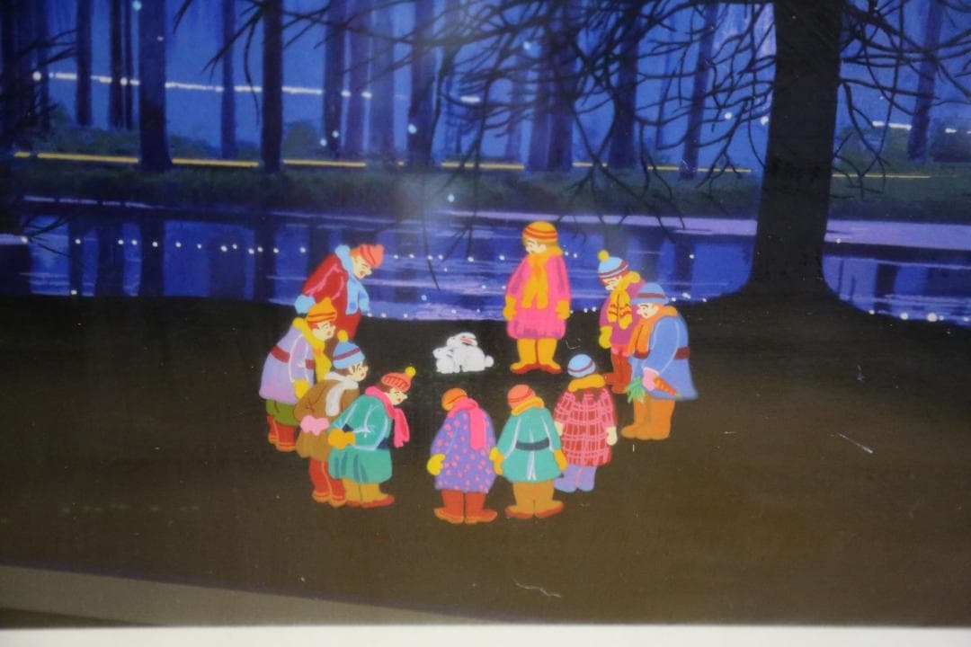 ヒロ・ヤマガタ 『スウェーデンの森の物語』 シルクスクリーン