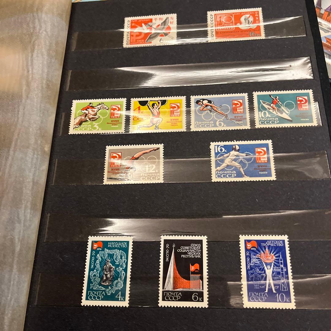 1960-70年代　旧ソ連　ヴィンテージ　切手　全135枚