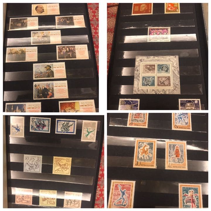 1960-70年代　旧ソ連　ヴィンテージ　切手　全135枚