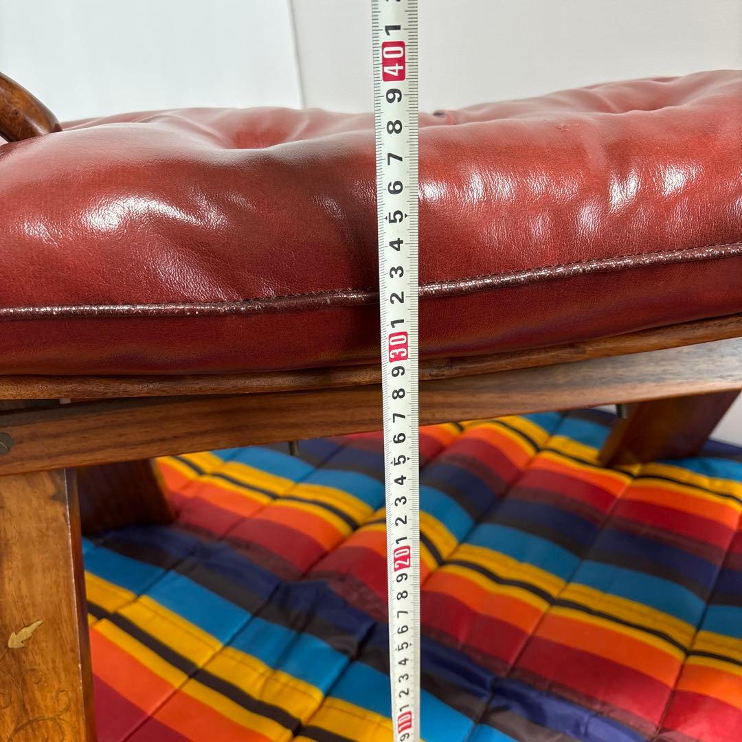 ラクダスツール　オットマン　チェア　真鍮象嵌　鞍型　ビンテージ