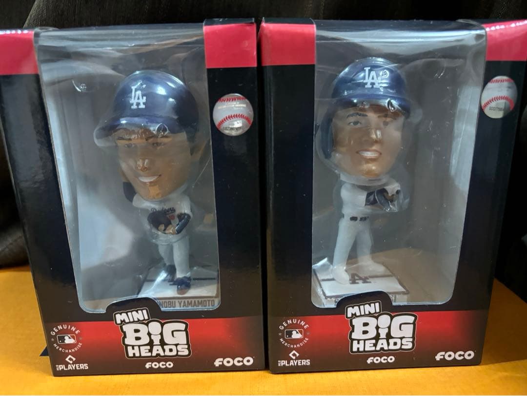 【最終値下げ】FOCOドジャース大谷翔平 山本由伸 ホーム・アウェイボブルヘッド