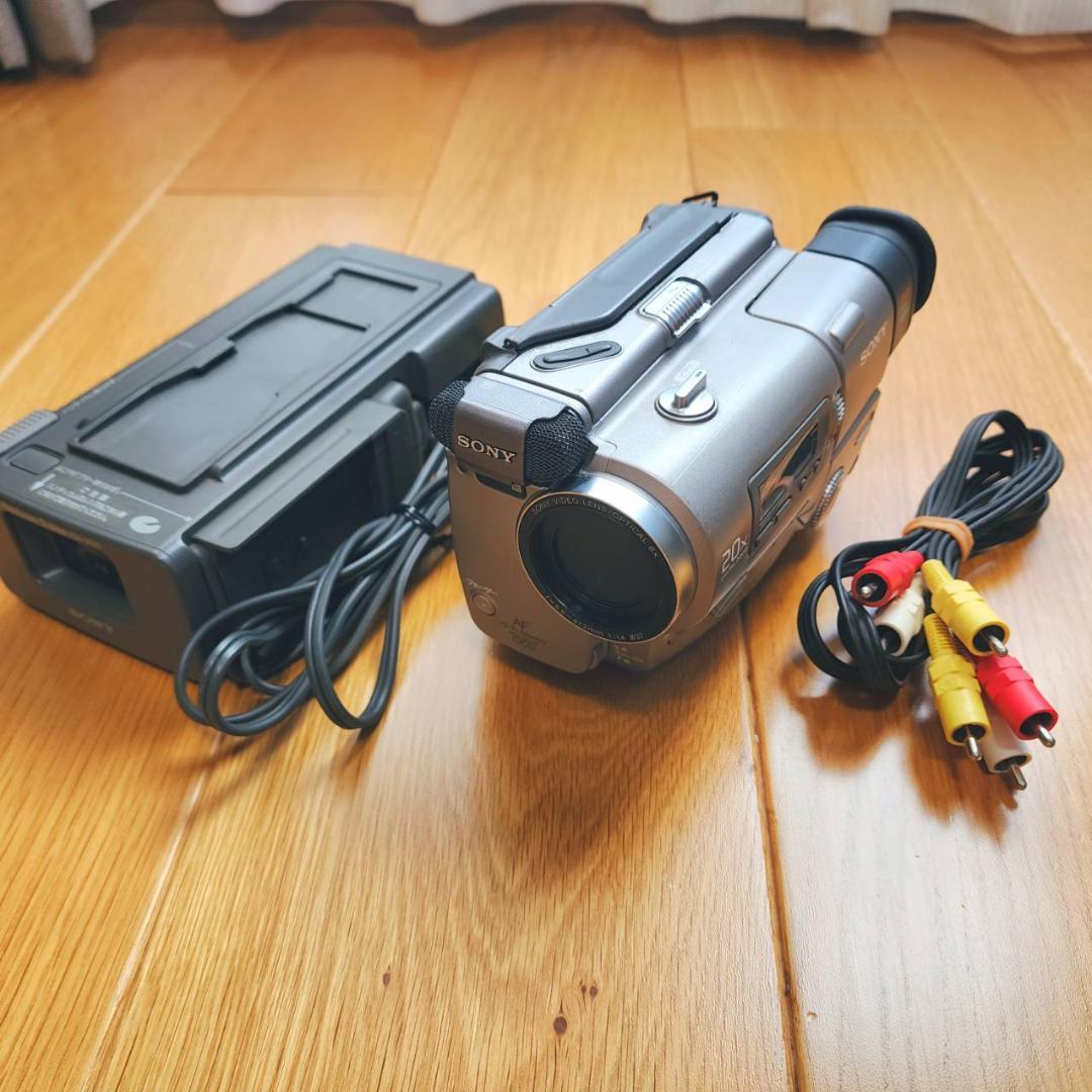 【動作確認済】高画質 Hi8 8ミリ ビデオカメラ SONY ステーションセット