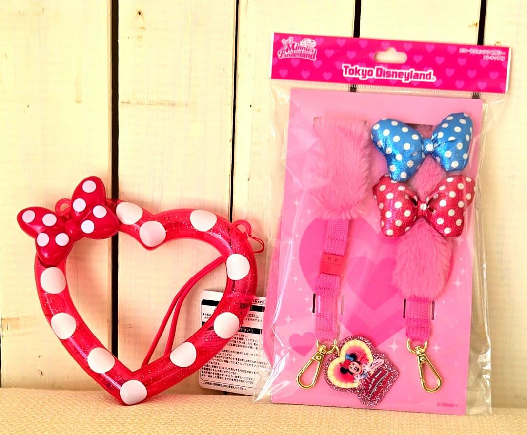 スマートフォンアクセサリー　ハートフルリング　ミニーのファンダーランド
