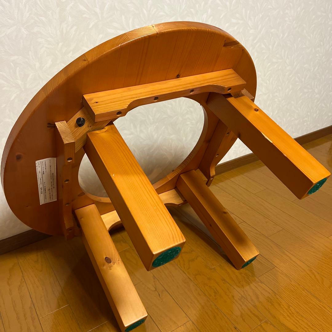 nn 小泉産業株式会社 コイズミ 木製 テーブル ガラス ミドルテーブル