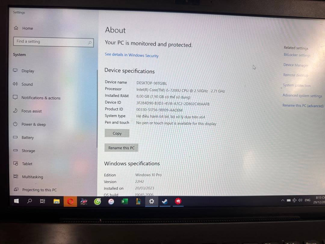 VAIO ノートPC Windows 10 Pro Intel Core i5
