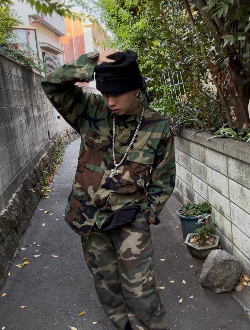 2pac着用　ラッパー着用　上下セットmakaveli thug life b系