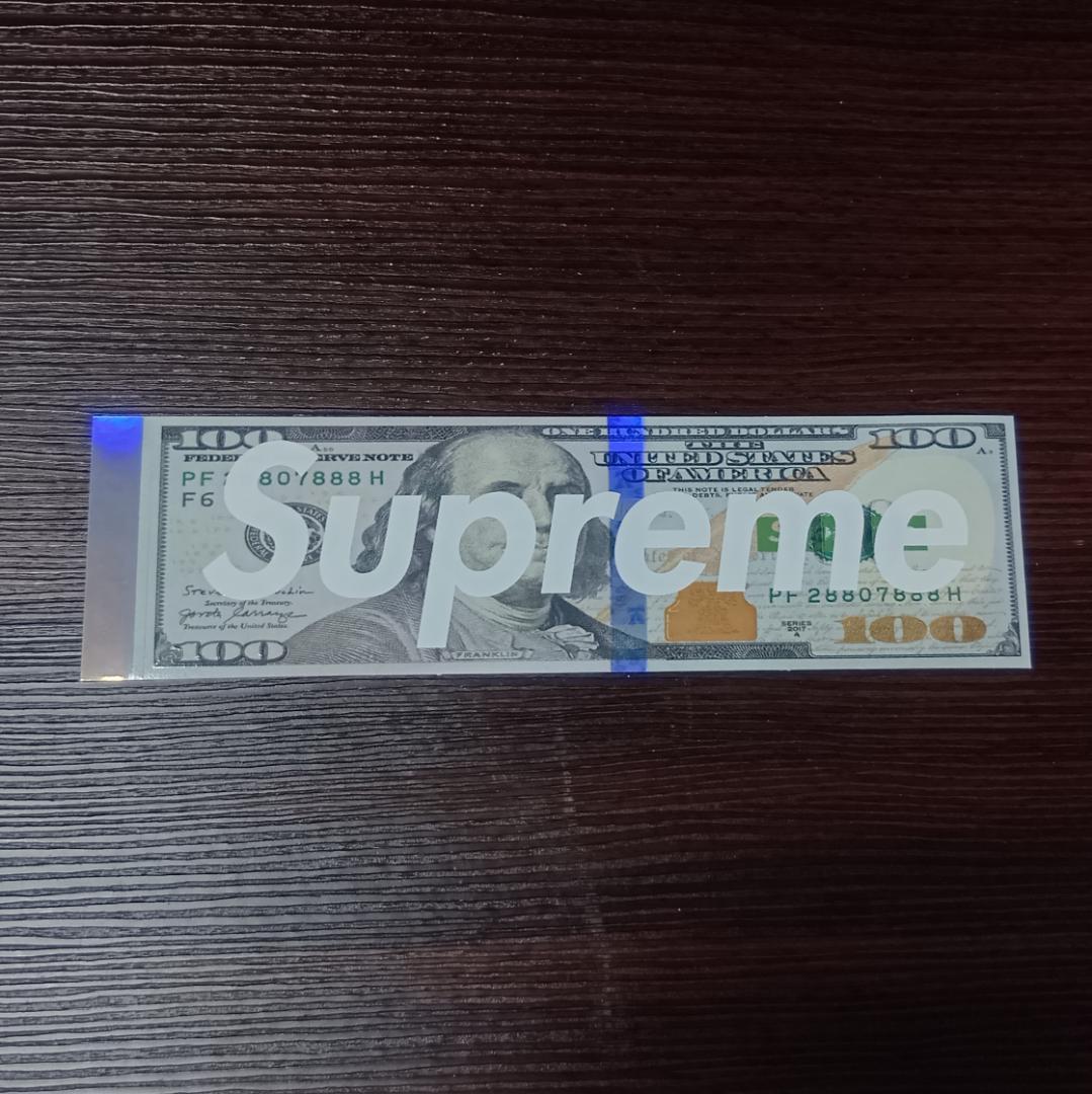 Supreme Franklin box logoステッカー