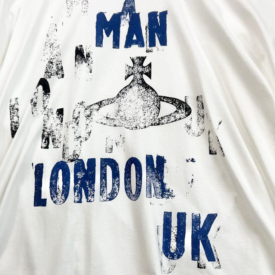 【ヴィヴィアンウエストウッドマン】コットンワイドクルーネックTシャツ☆オーブ☆F