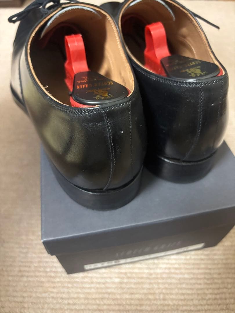 Scotch Grain ブラック ドレスシューズ 26cm