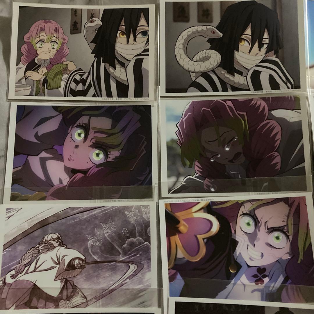 鬼滅の刃 伊黒小芭内 甘露寺蜜璃 場面写ブロマイド 刀鍛冶の里