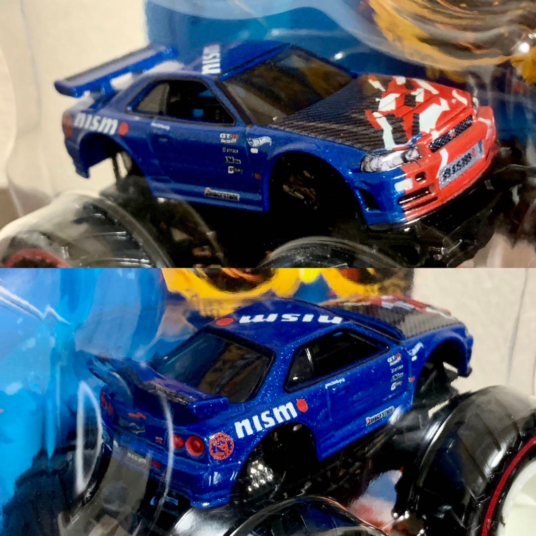 ホットウィール モンスタートラック 日産 スカイライン GT-R BNR34