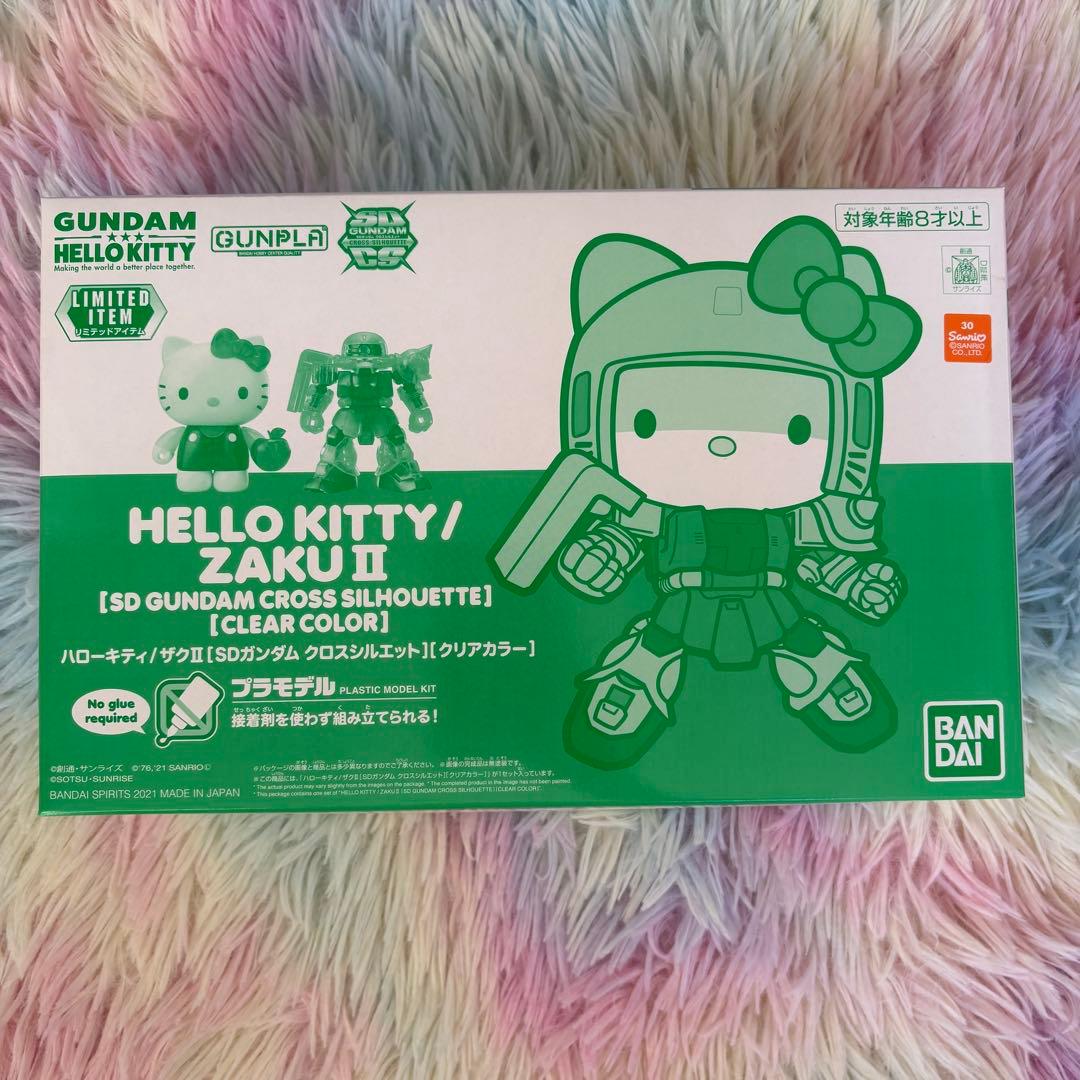 ハローキティ/ザクII[SDガンダムクロスシルエット][クリアカラー]