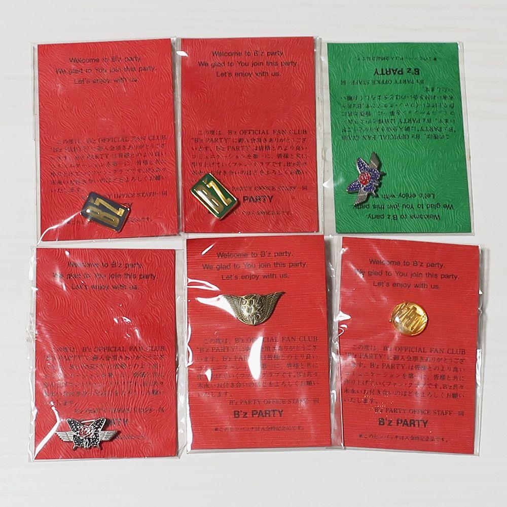 ピンバッジ B'z PARTY ファンクラブ入会記念品 ピンバッチ 初期グッズ