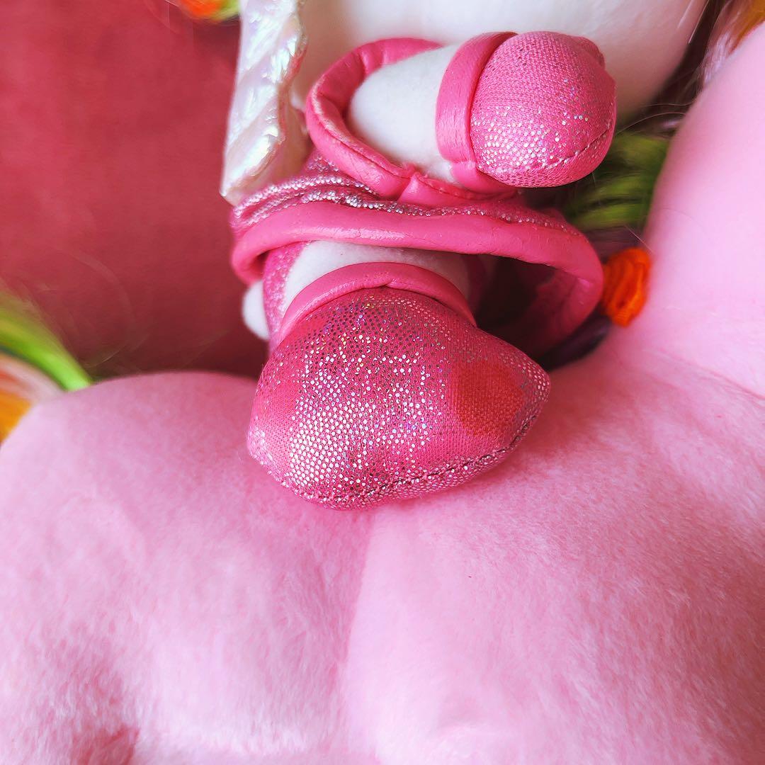 希少激レア　ハローキティ　ぬいぐるみ　ユニコーン　レインボー　ウイングピース