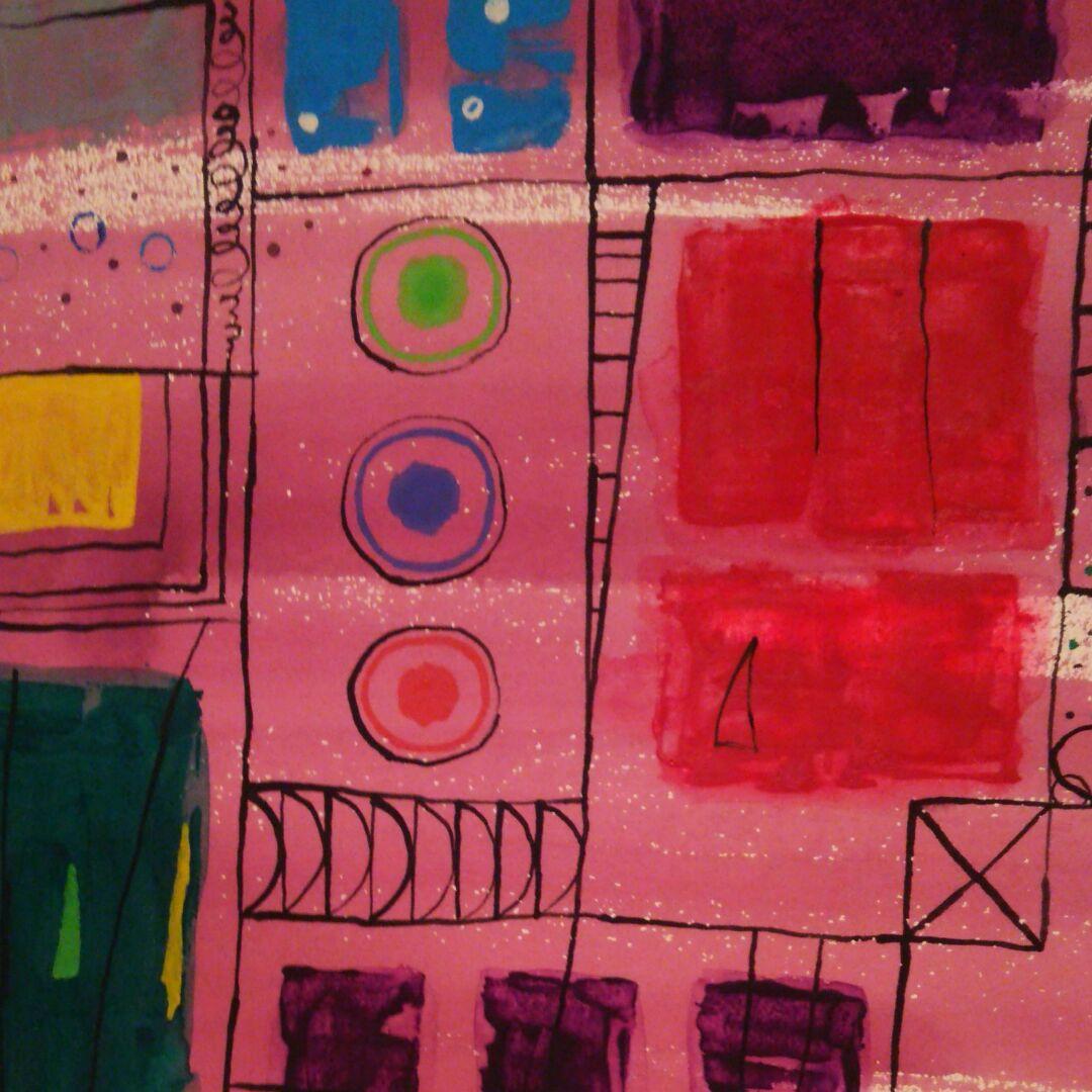 水彩画　追憶　F8号