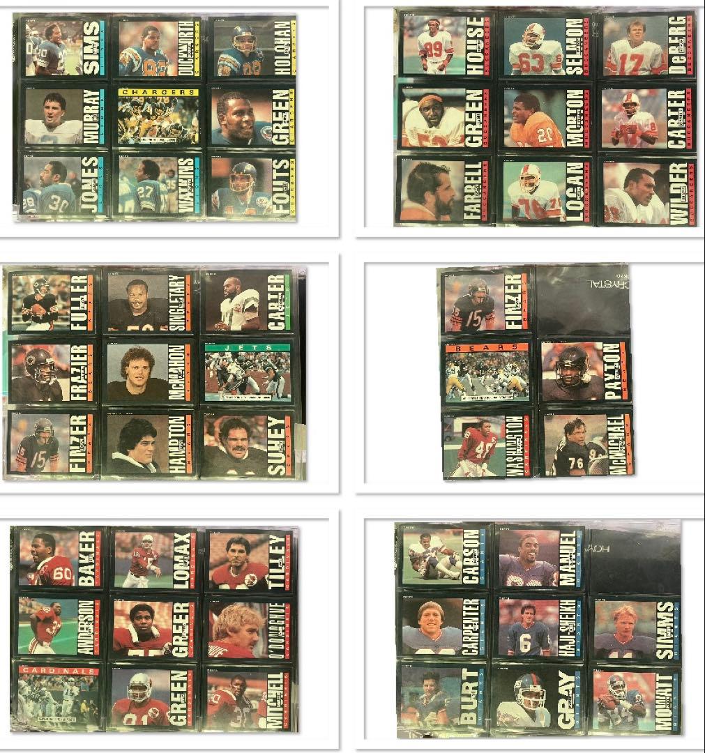 NFLアメリカンフットボールのトレーディングカードコレクション200枚