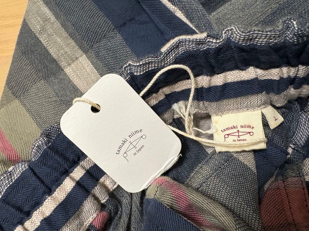 tamaki niime タルンパンツ　ロング　tarun pants long