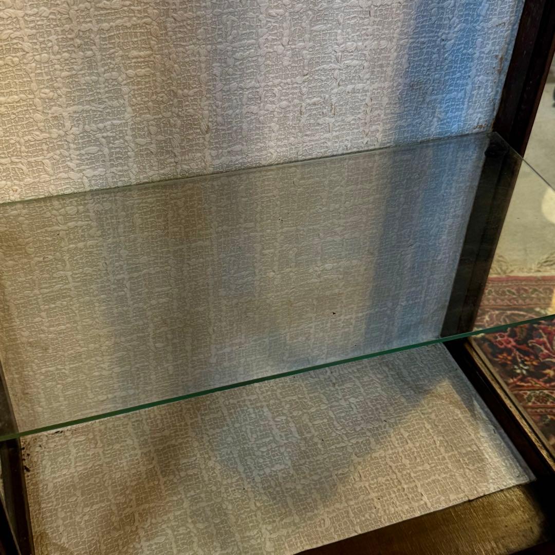 木製ガラスキャビネット／アール・ヌーヴォー／ディスプレイケース