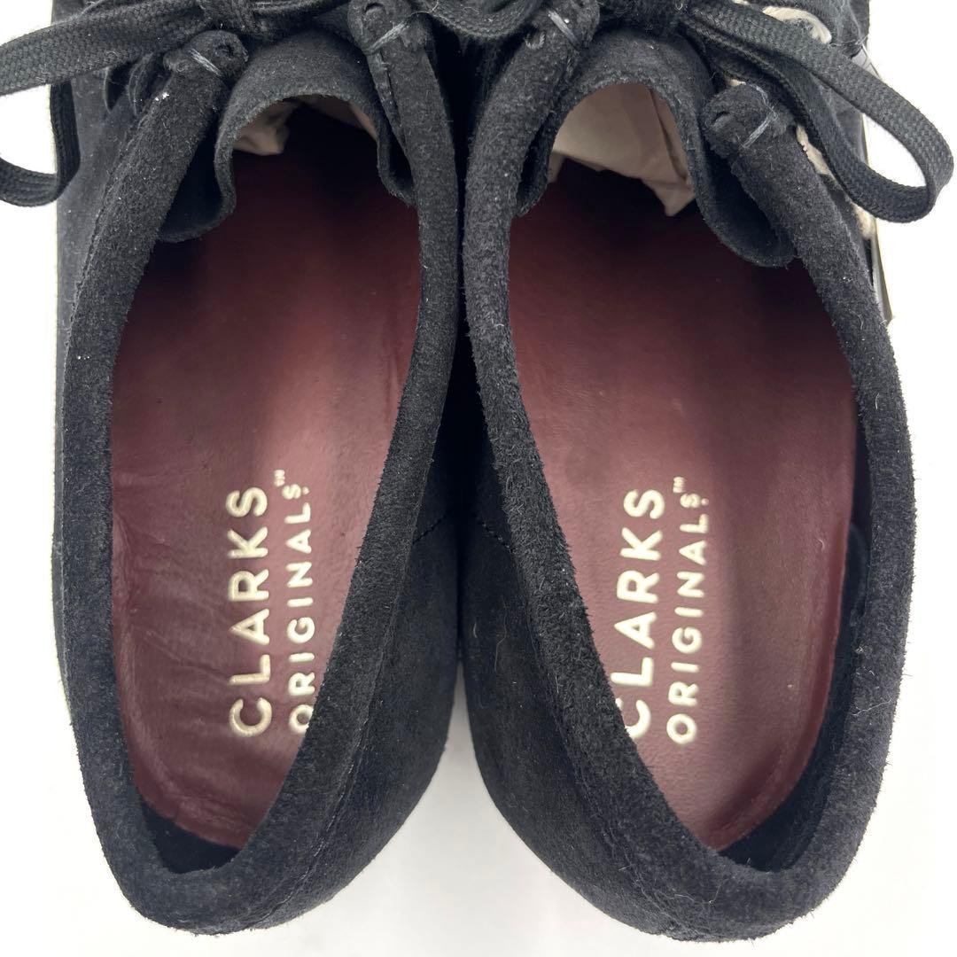 【新品】Clarks ブラック Wallabee 26.5 クラークス ワラビー