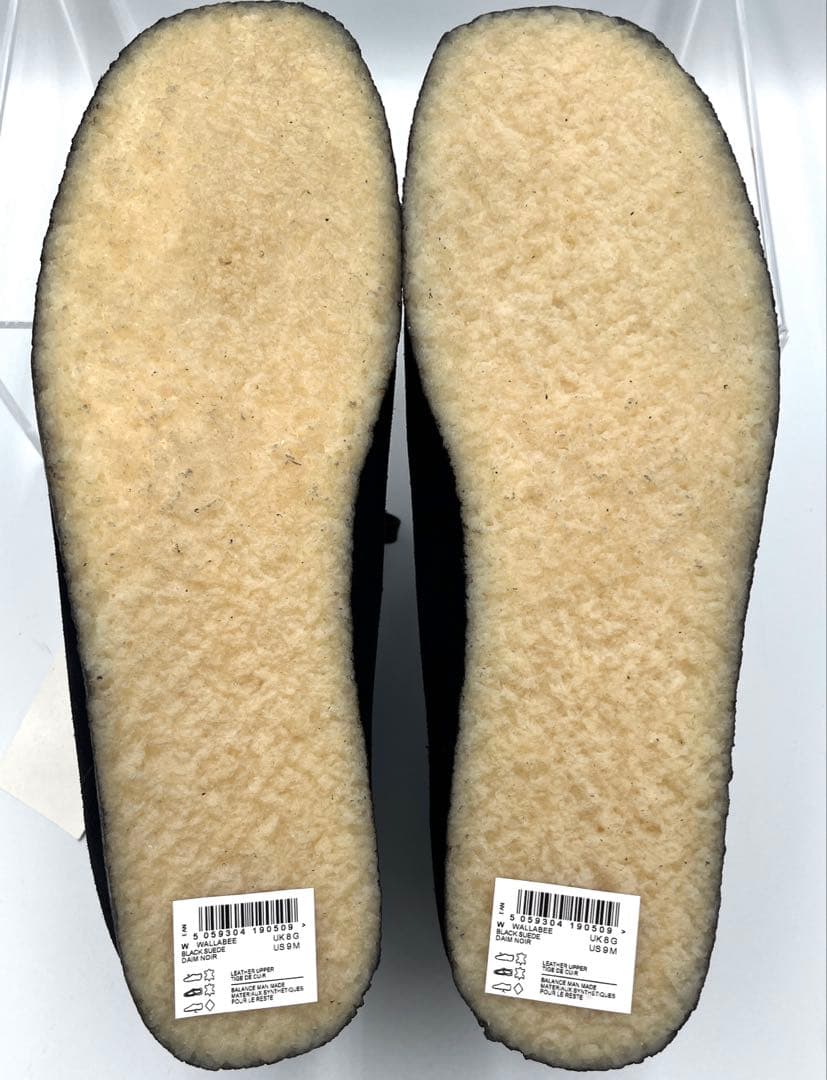 【新品】Clarks ブラック Wallabee 26.5 クラークス ワラビー