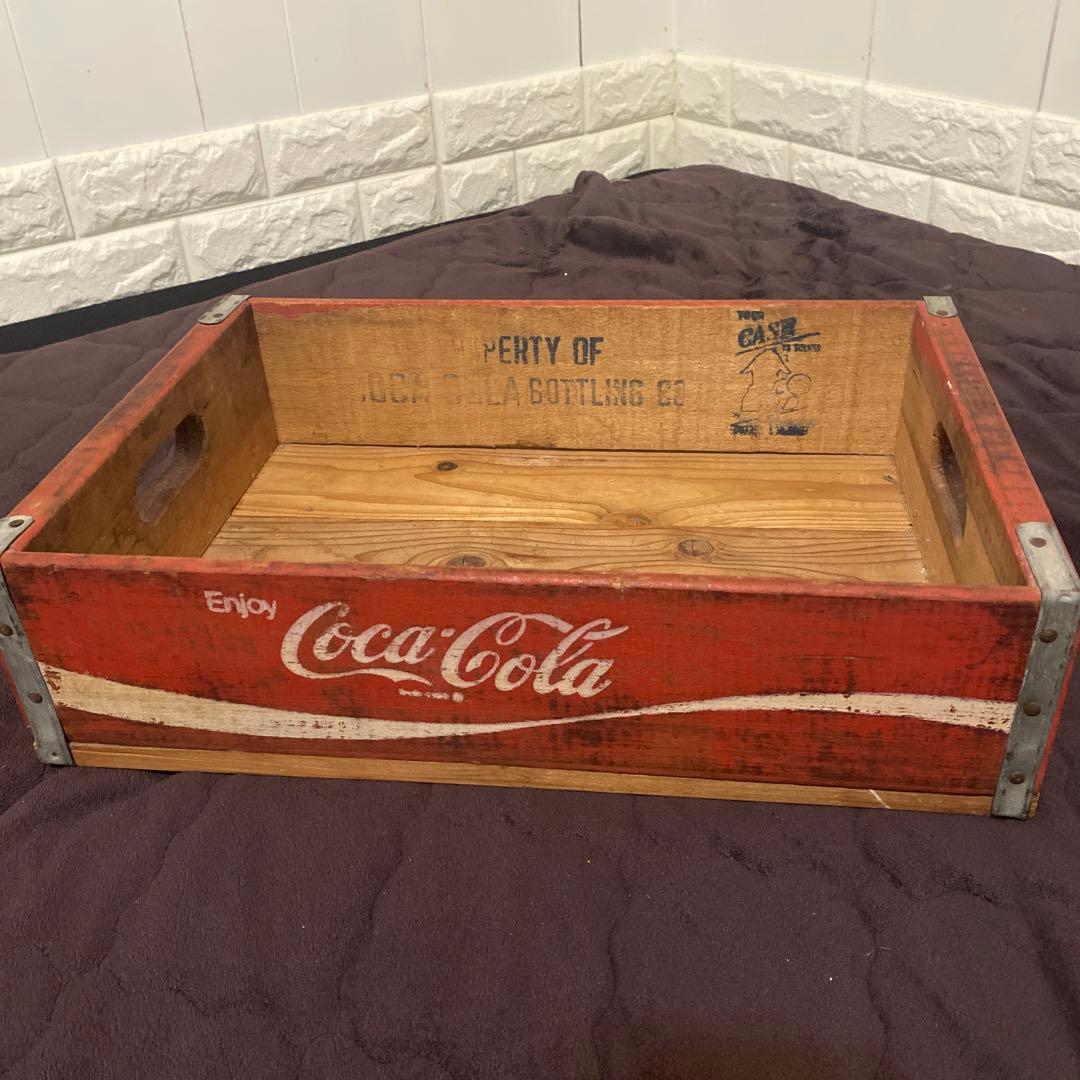ＵＳＡCoca-Cola レトロ木製トレイ もうすぐ削除致します。
