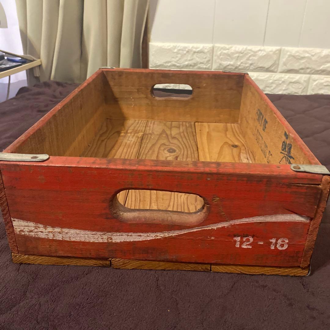 ＵＳＡCoca-Cola レトロ木製トレイ もうすぐ削除致します。