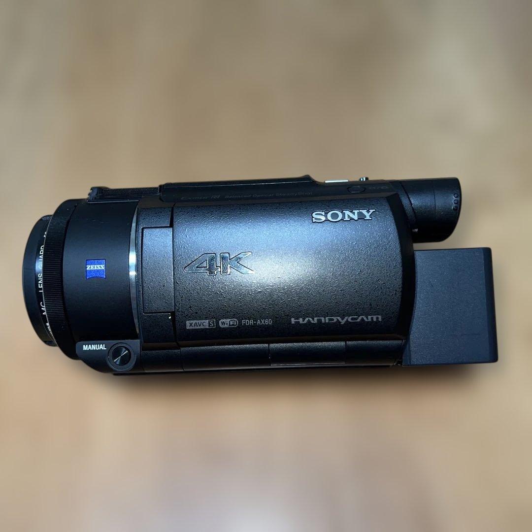 SONY 4K ビデオカメラ FDR-AX60 本体
