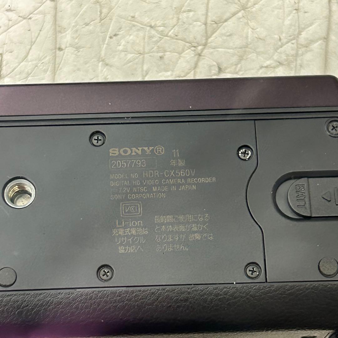 SONY HDR-CX560V ナイトショット GPS搭載 ビデオカメラ
