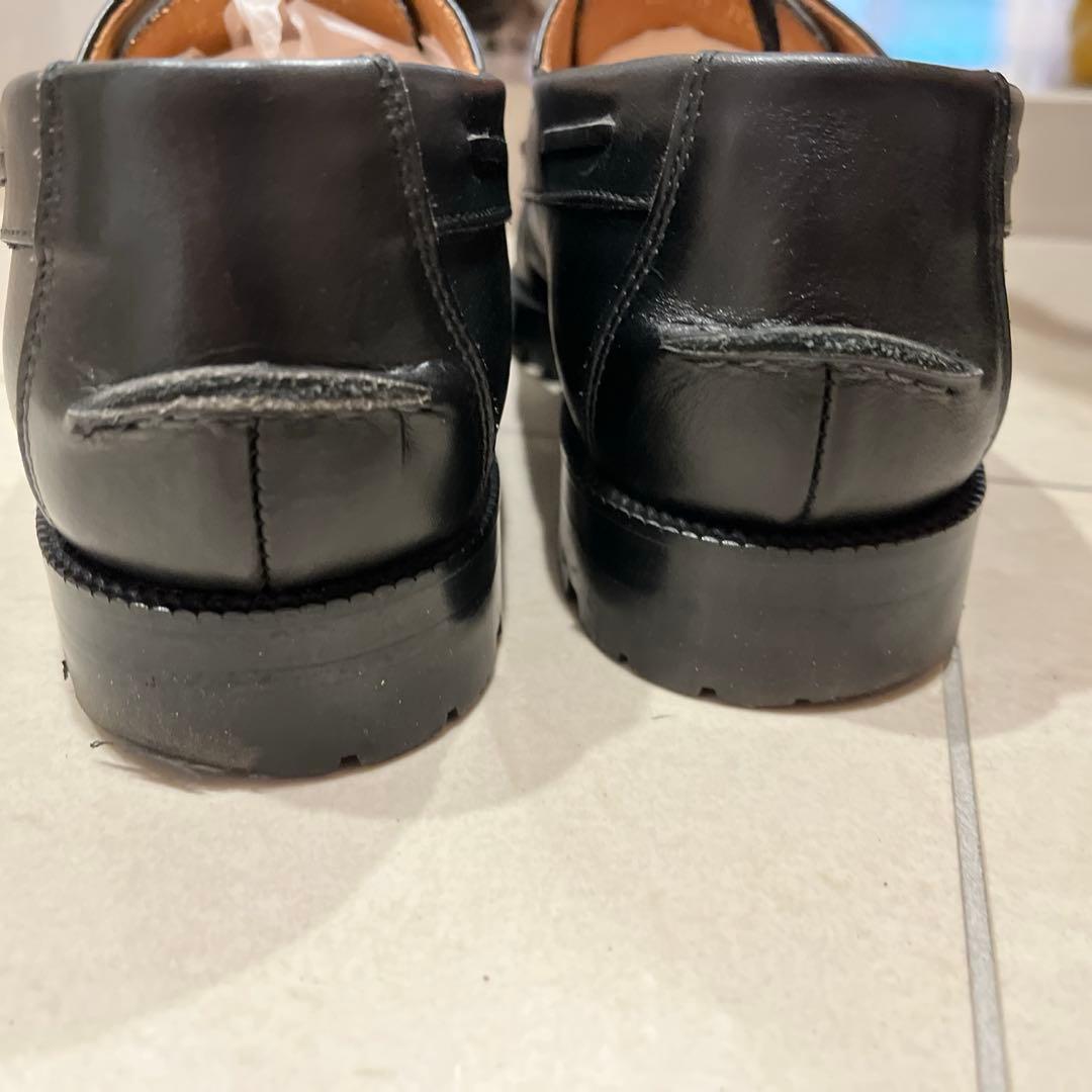 BEAUTY & YOUTH ブラック　フレンチ ボート シューズ