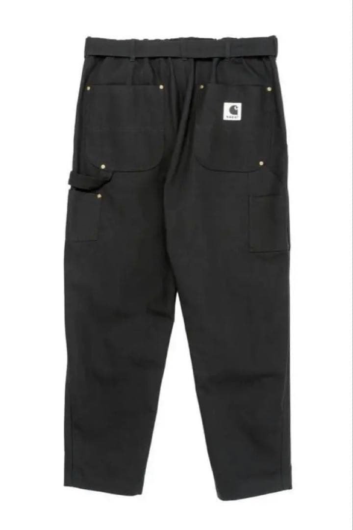 sacai × Carhartt WIP Canvas Pants 黒 0 新品