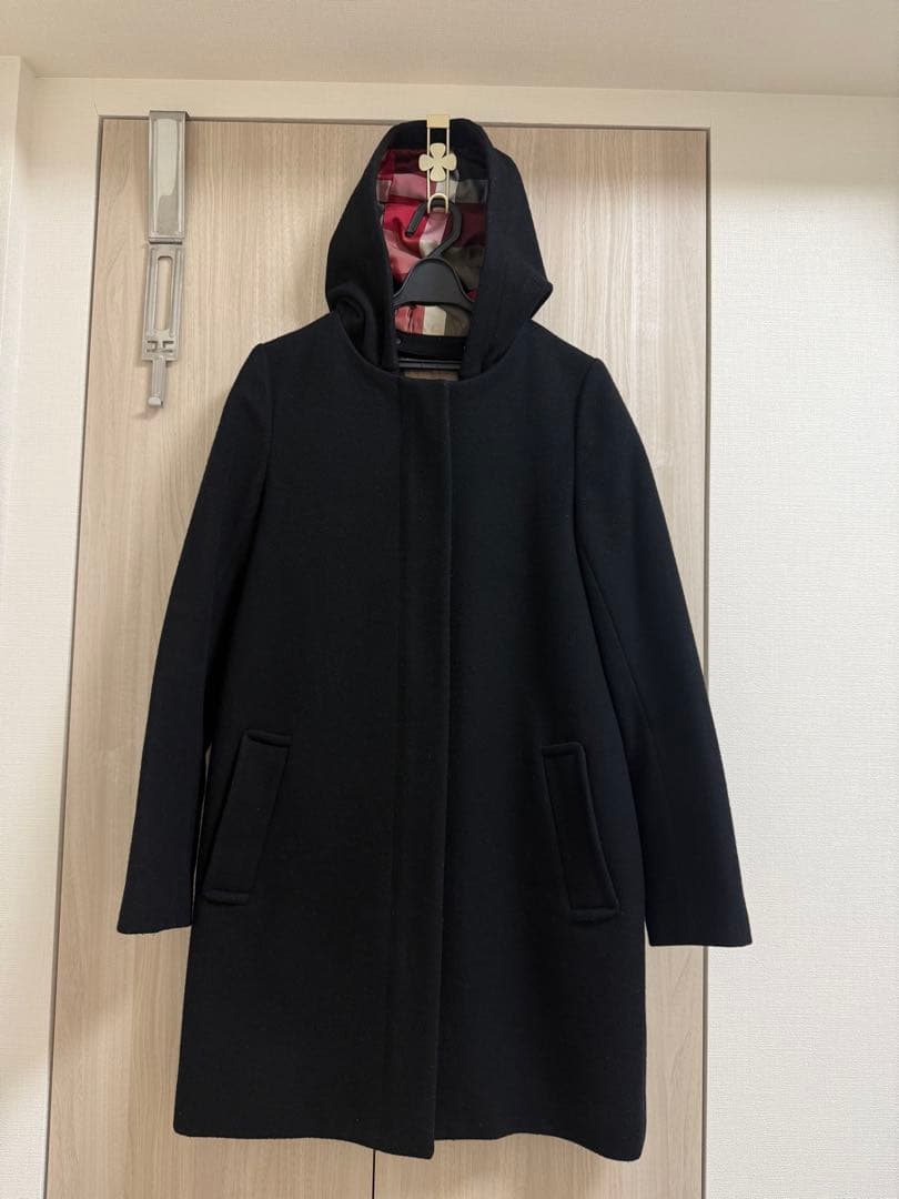 ブルーレーベルクレストブリッジ　フード付き　コート