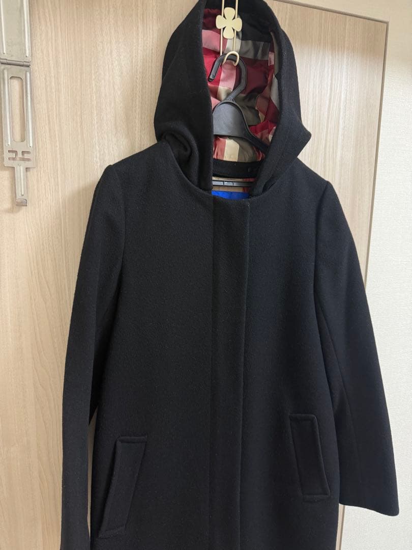 ブルーレーベルクレストブリッジ　フード付き　コート