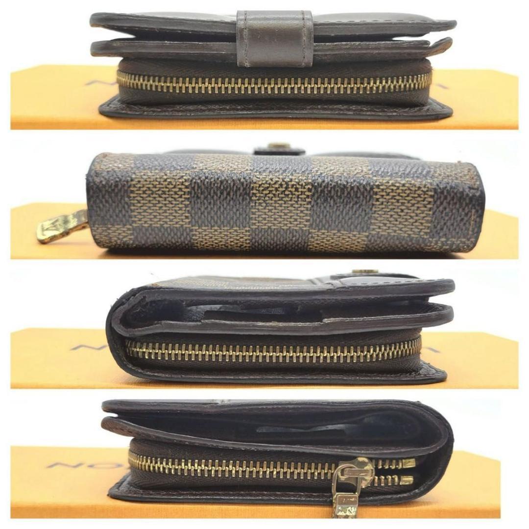 ルイヴィトン コンパクトジップ ダミエ 二つ折り 財布LOUIS VUITTON