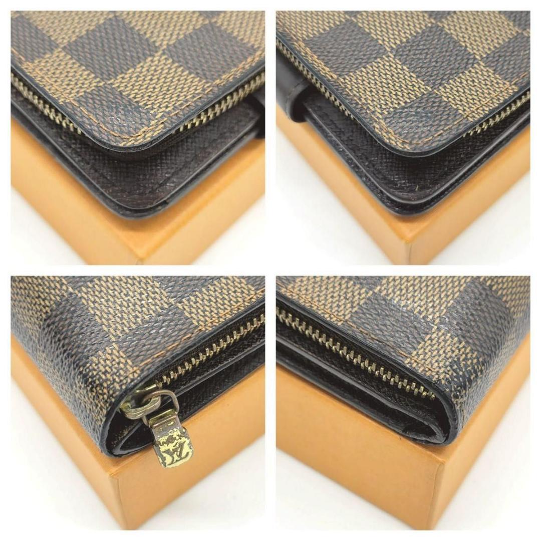 ルイヴィトン コンパクトジップ ダミエ 二つ折り 財布LOUIS VUITTON