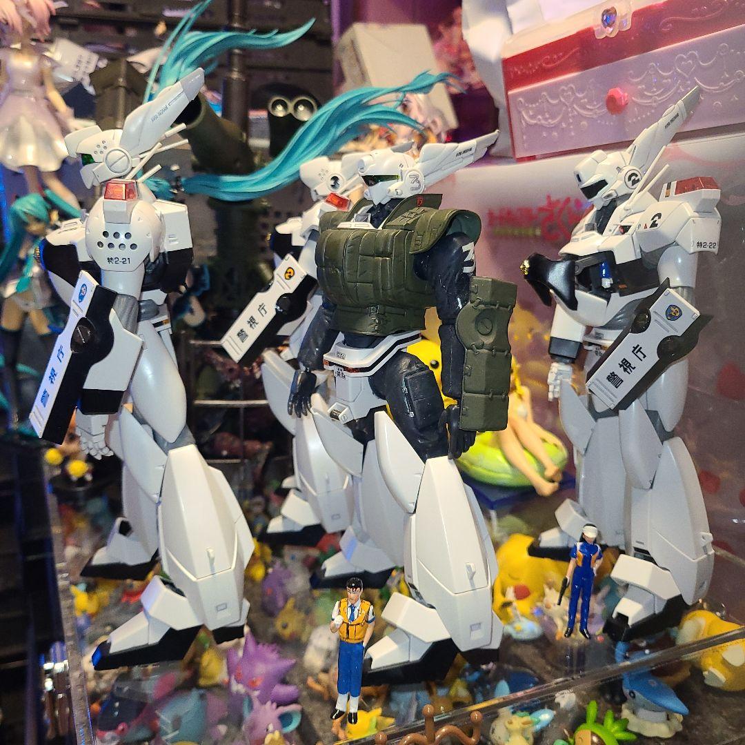 バンダイMG 1/35 パトレイバー イングラム各号機リアクティブアーマ完成品