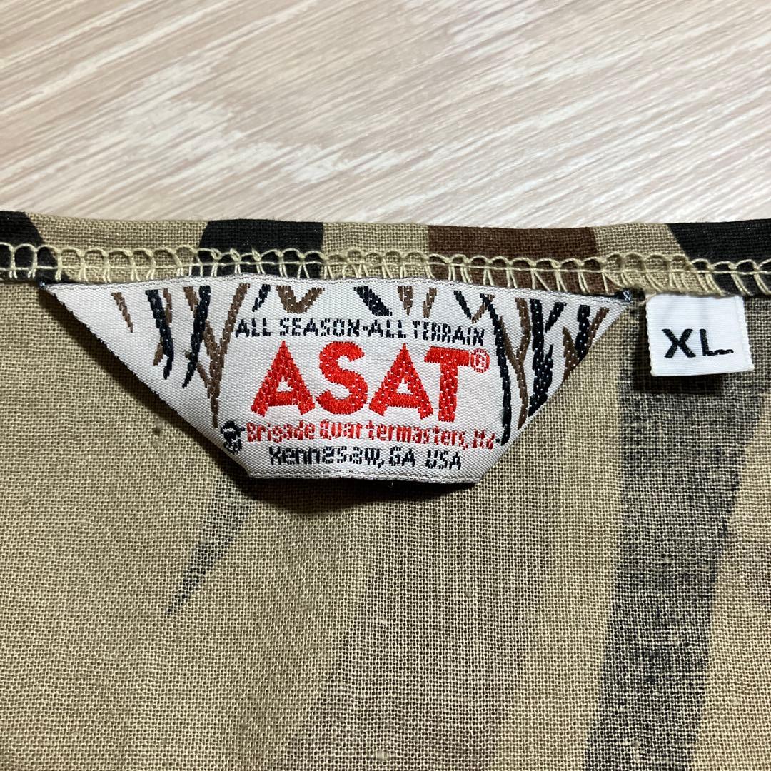 USA製　ASAT コットンベスト　トライバルカモ　XL